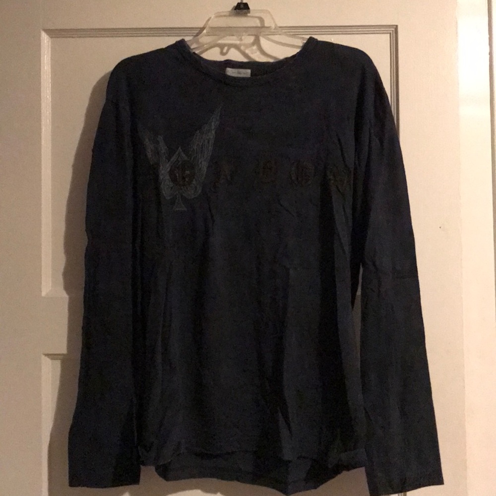 Navy long sleeves tee